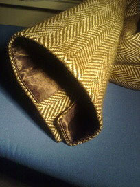 Hiha pidennetty 3cm vuorikankaalla.